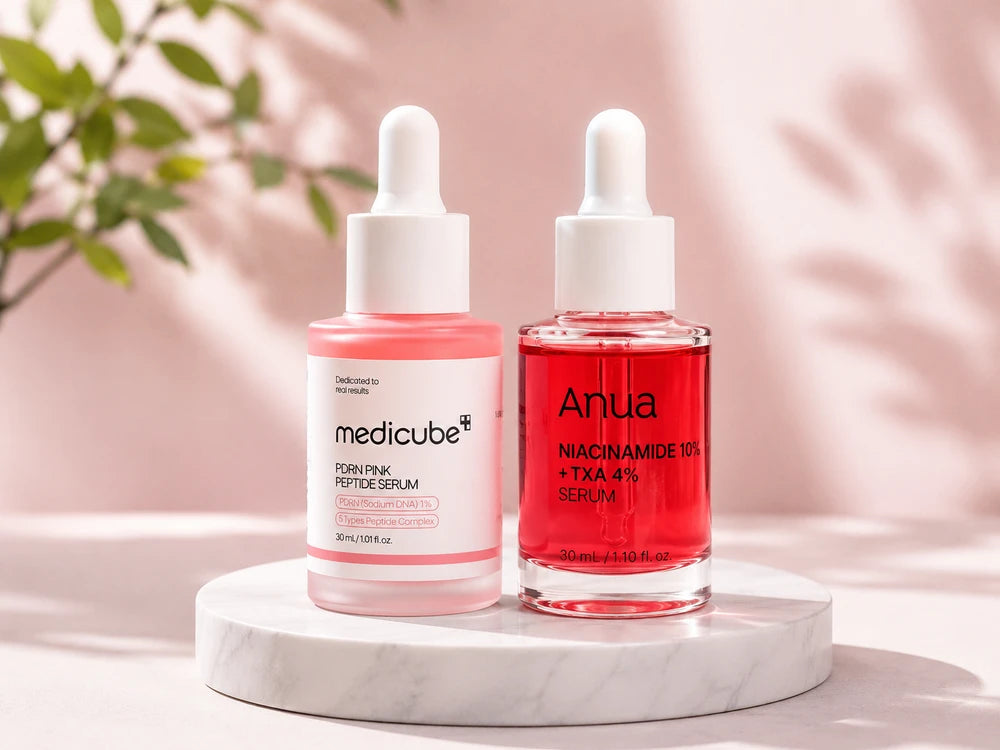 COMBO DE SERUM MEDICUBE PDRN Y ANUA 30ML